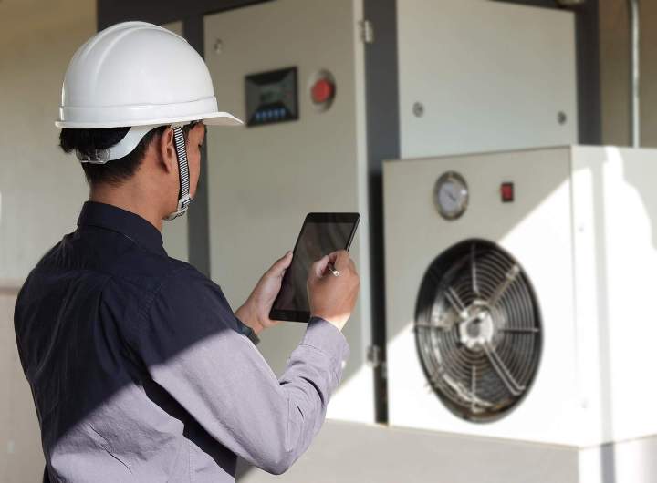Chauffage site industriel Chicoutimi